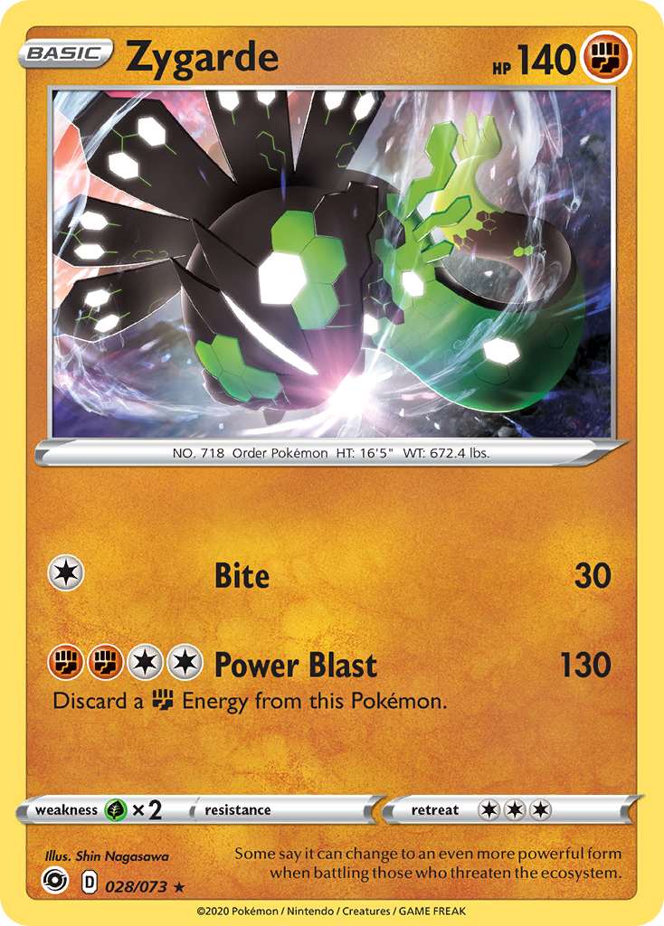 Champion’s Path Holo Zygarde #28/73
